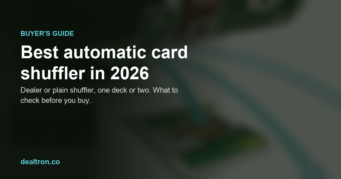 Best automatic card shuffler in 2026, a buyer's guide