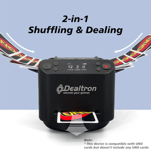Dealtron MAX6 All-in-One Automatic Card Shuffler and Dealer