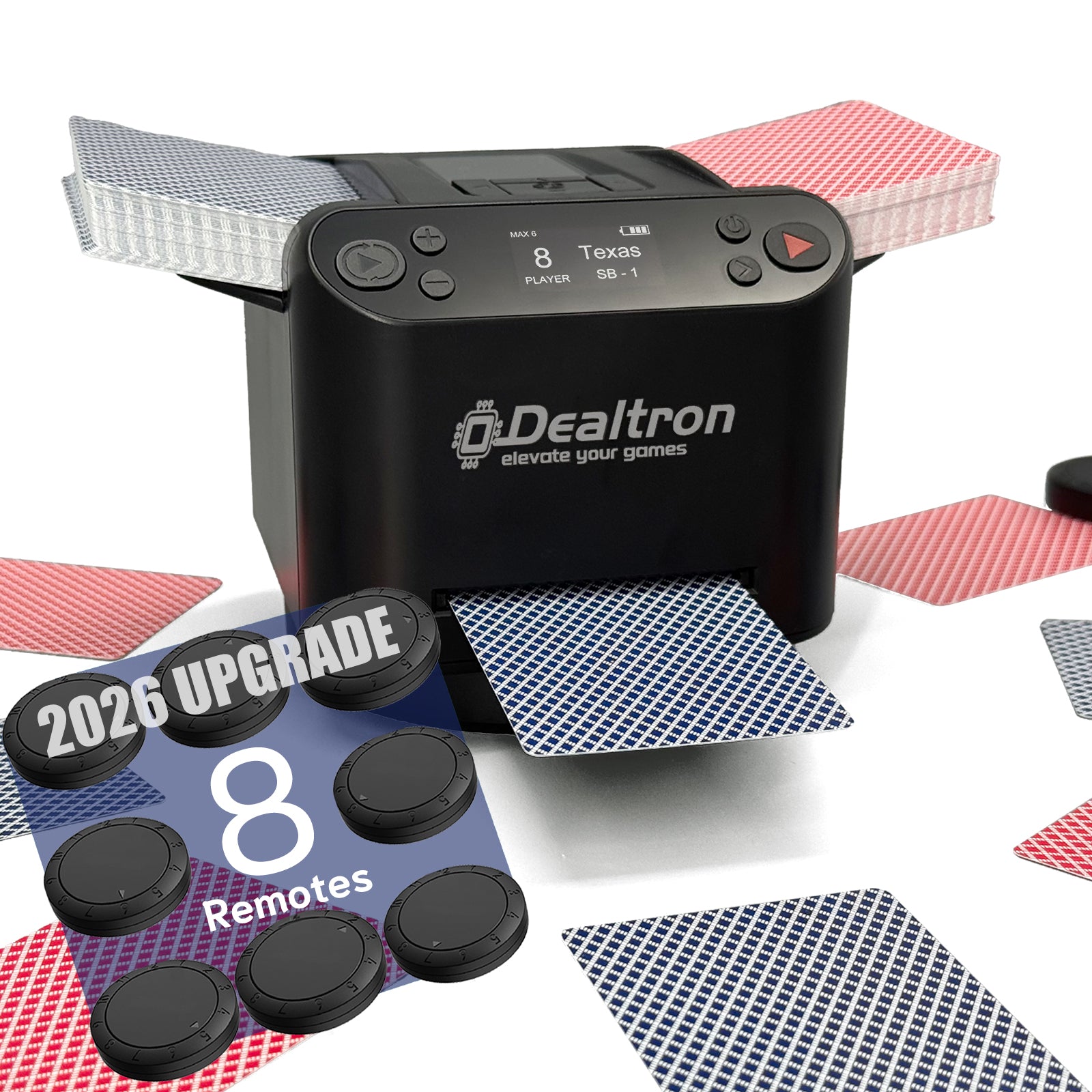 Dealtron MAX6 All-in-One Automatic Card Shuffler and Dealer
