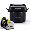 Dealtron X4 automatic card shuffler with four decks of cards