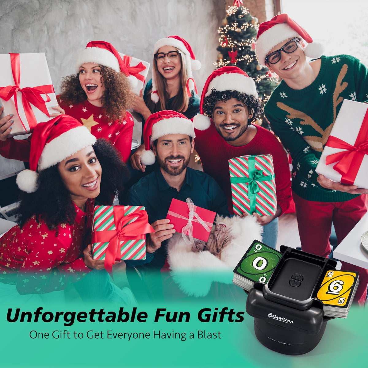 X4 card shuffler as a holiday gift for family game nights