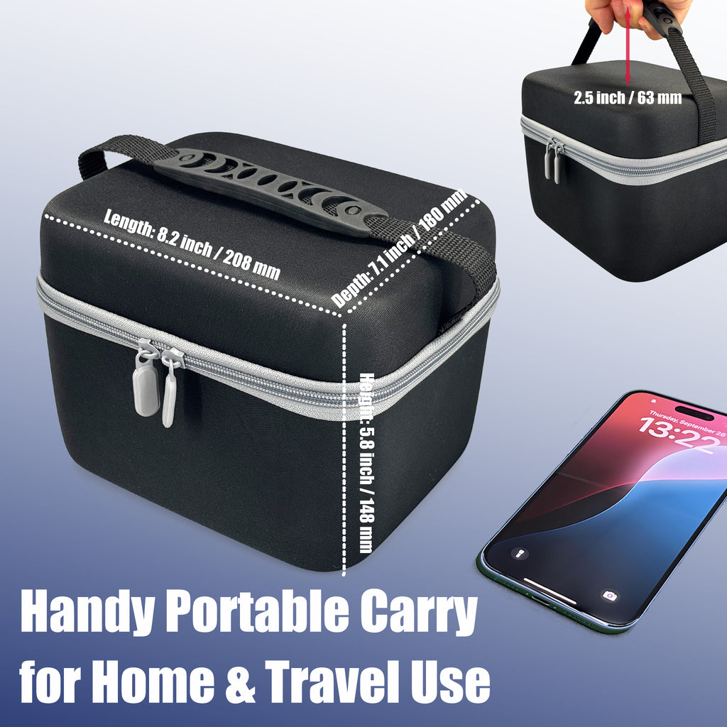 Card Shuffler and Dealer Case, Portable Hard Shell Case, Handheld Carry Bag for Travel