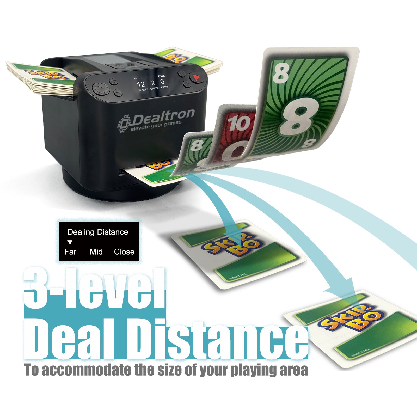 Dealtron MAX6 All-in-One Automatic Card Shuffler and Dealer