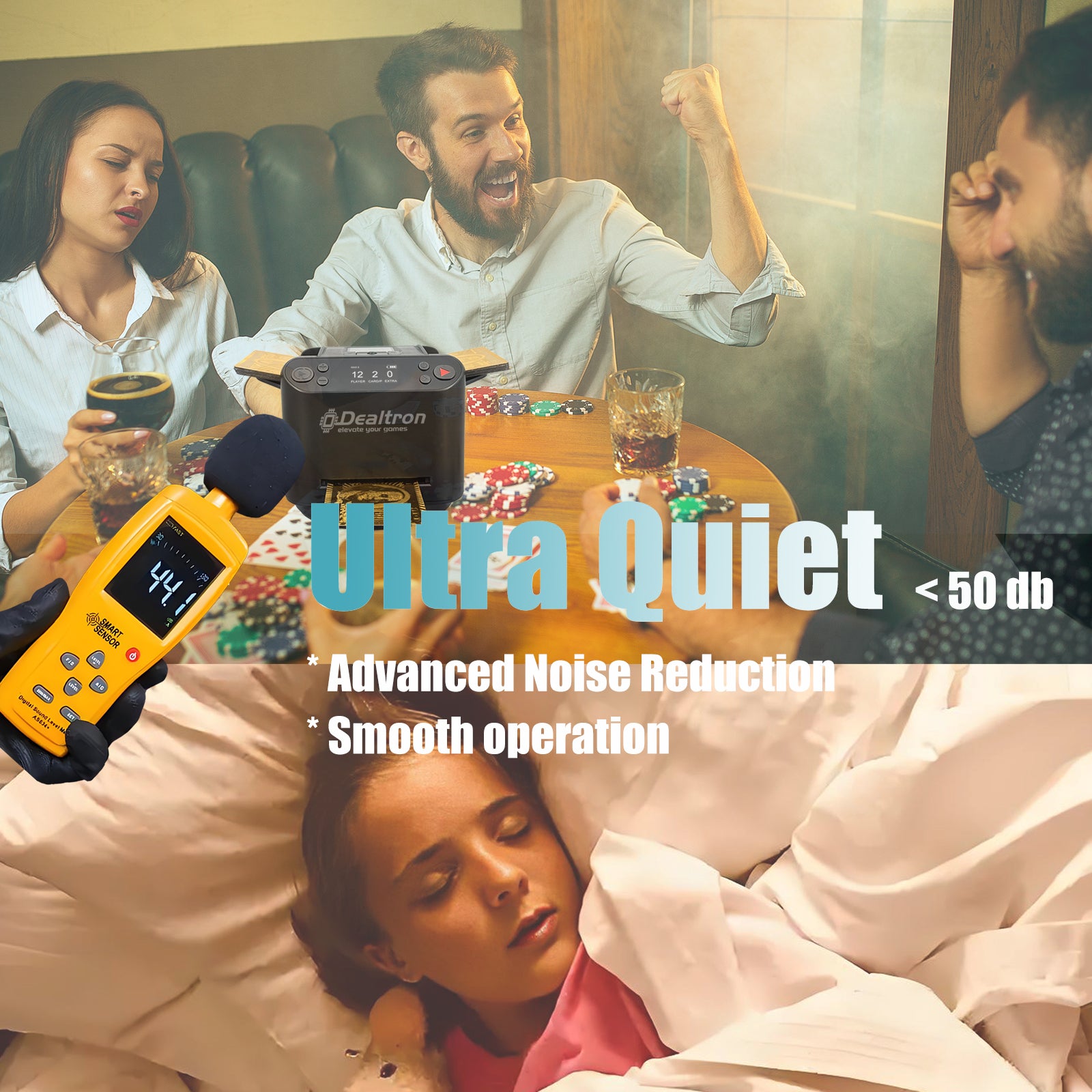 Dealtron MAX6 All-in-One Automatic Card Shuffler and Dealer