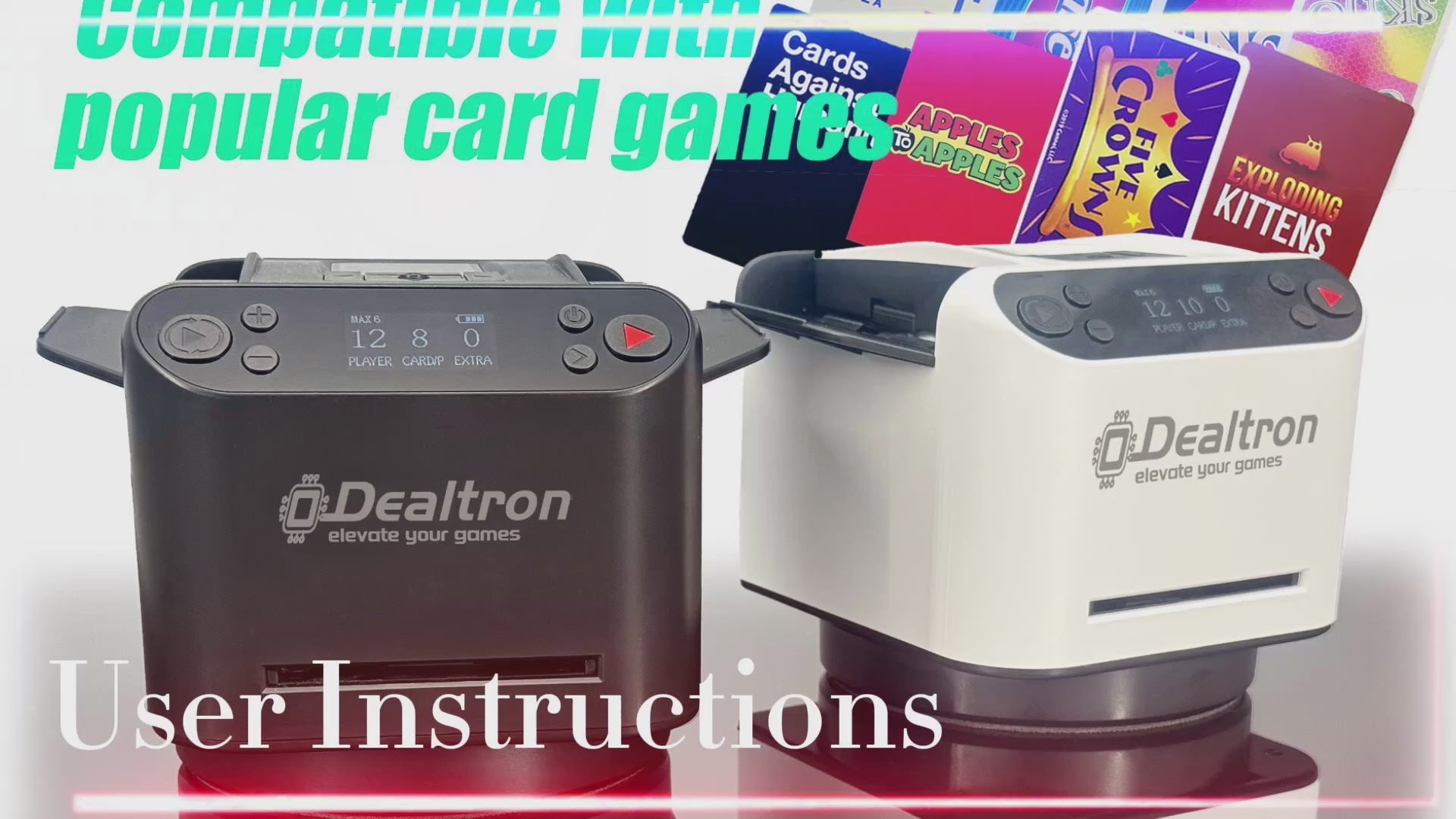 Dealtron MAX6 All-in-One Automatic Card Shuffler and Dealer